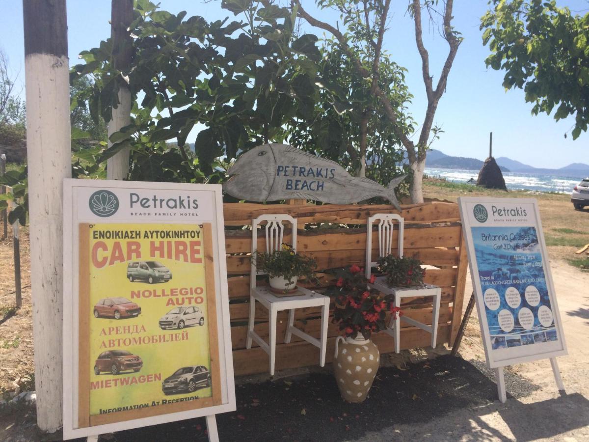 Petrakis Beach Lefkimmi Exterior foto